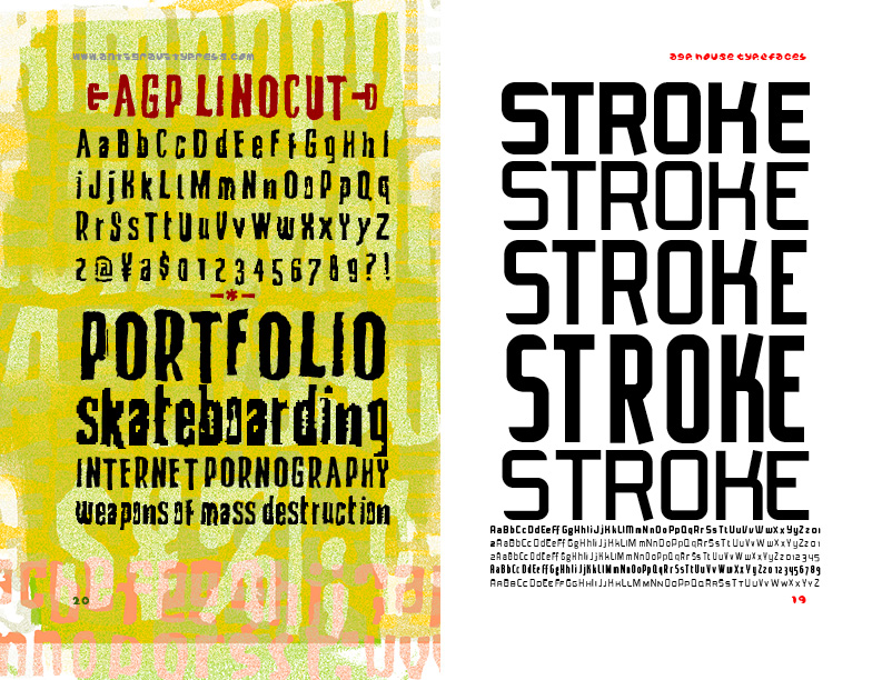 typeface specimen