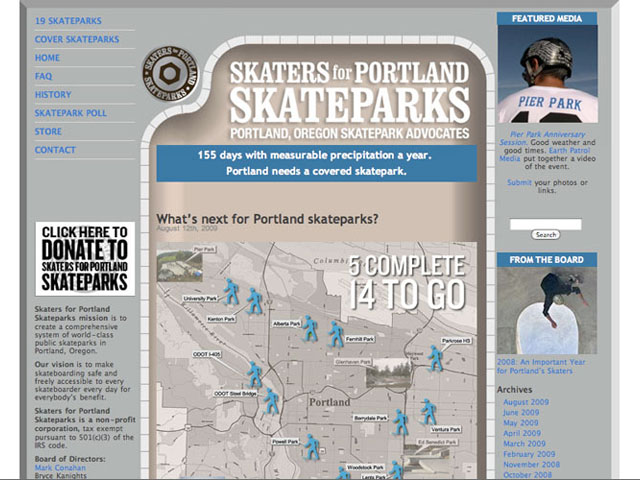 Skaters for Portland Skateparks