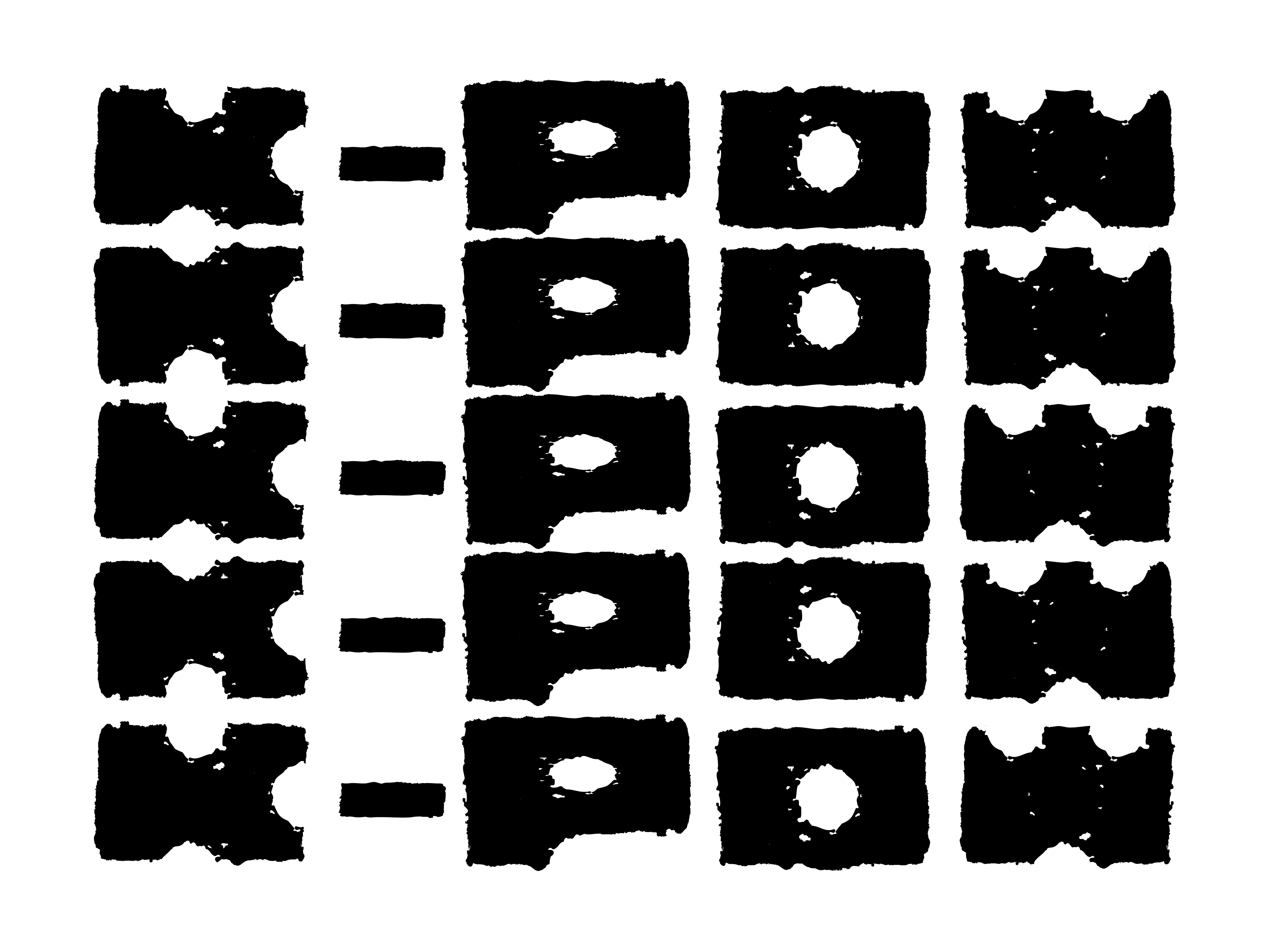 typeface specimen