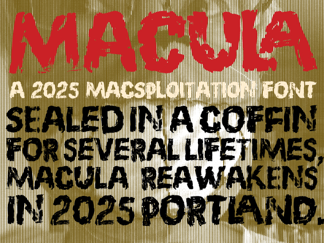 typeface specimen