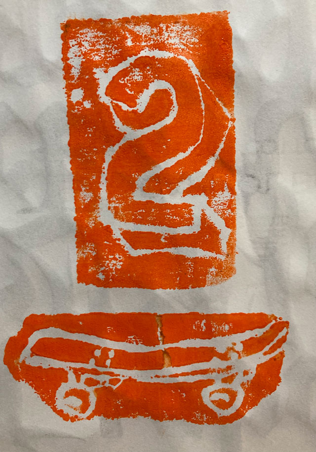styrofoam print