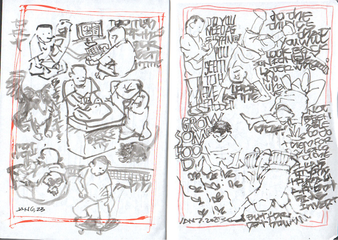 daily sketches 2023