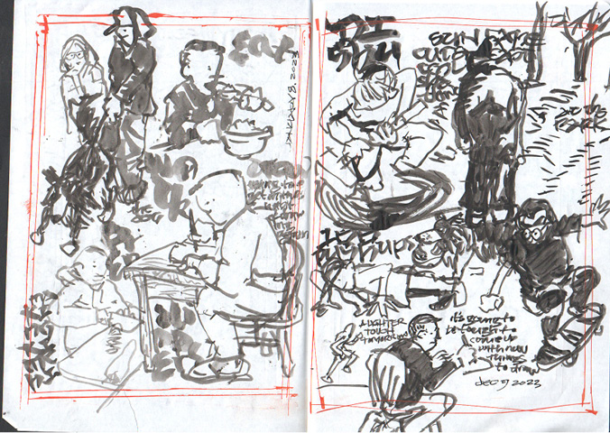 daily sketches 2023