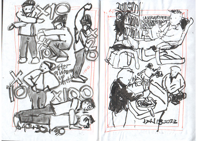 daily sketches 2023