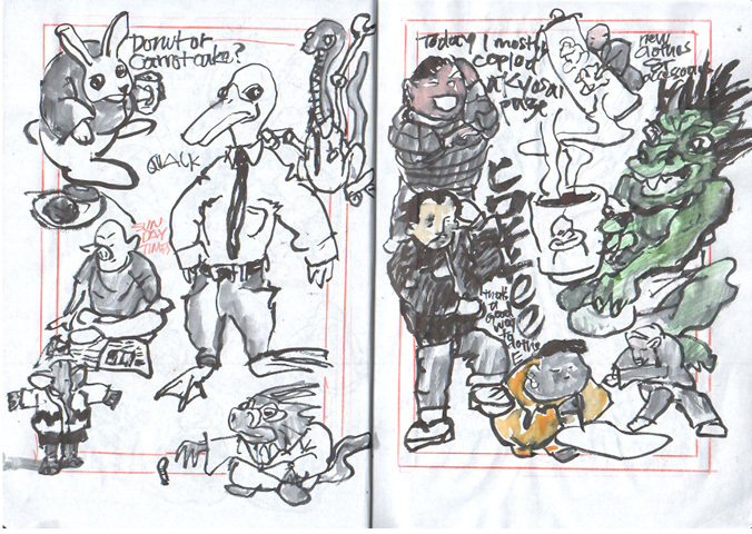 daily sketches 2023