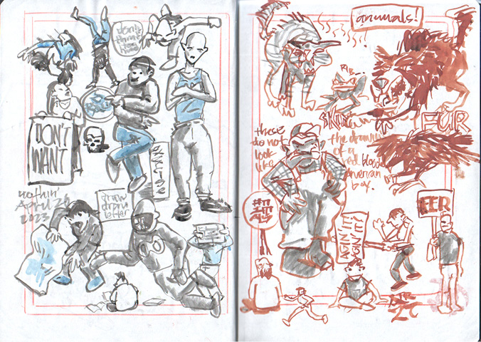 daily sketches 2023