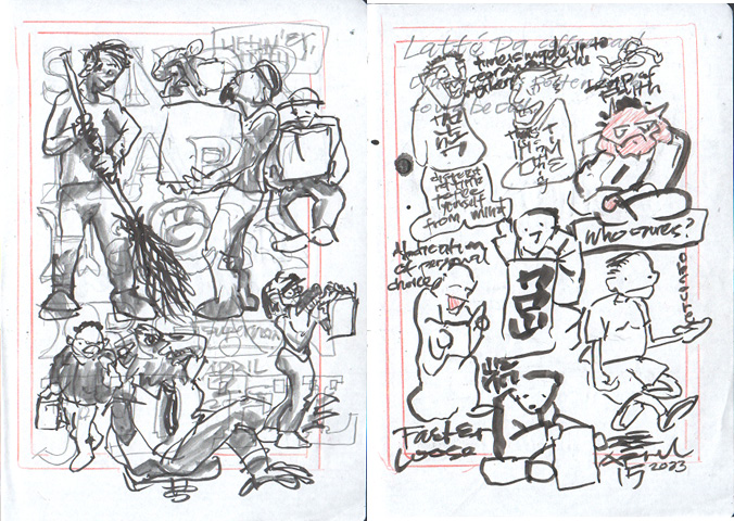 daily sketches 2023