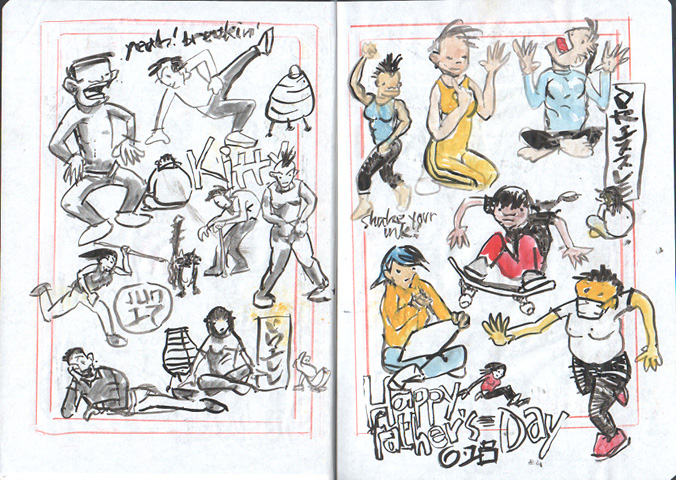 daily sketches 2023